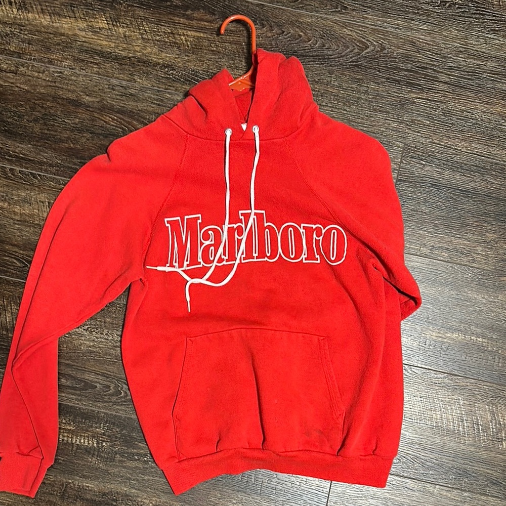 Vintage Marlboro Red Hoodie (Unisex)